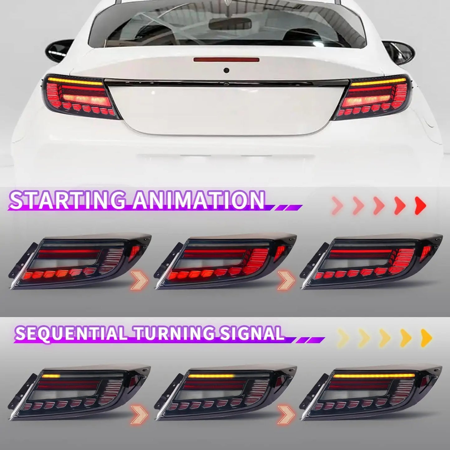 Dragonscale Tail Lights for 2022+ Toyota GR86 & Subaru BRZ